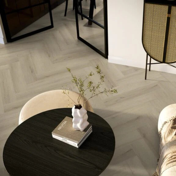 Ambiant - Spigato Valento XL Fischgrät Beige Click
