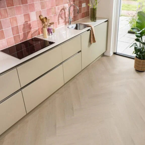 Ambiant - Spigato Navaro Fischgrät Natural Oak Click PVC