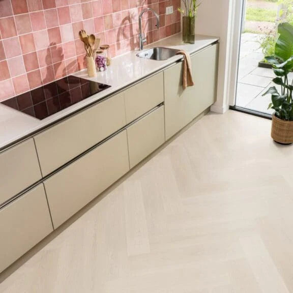 Ambiant - Spigato Soleno XL Fischgrät Beige Click SRC
