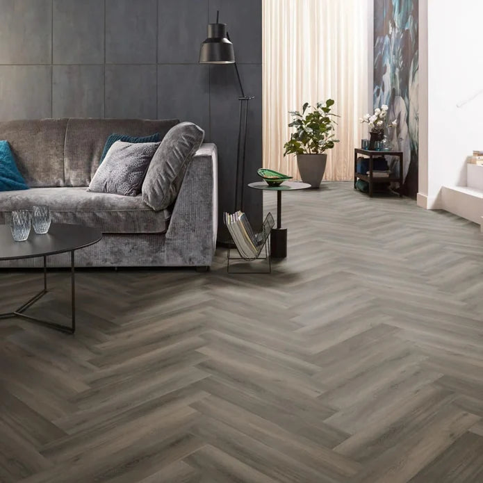 Ambiant – Spigato Avanto Fischgrät Dark Grey Click SRC