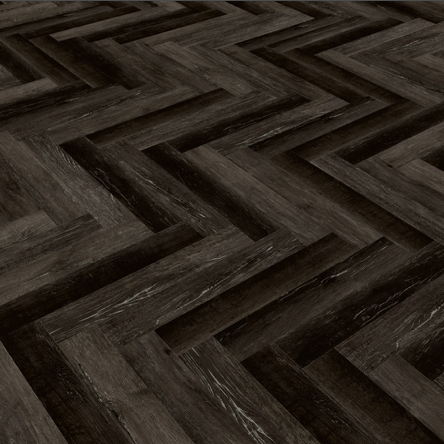 sfeerfoto van visgraat pvc vloer Camelot Oak 8153