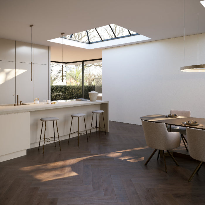 Vloerra Signature - 7280 dark oak - Klick Vinyl Fischgrät