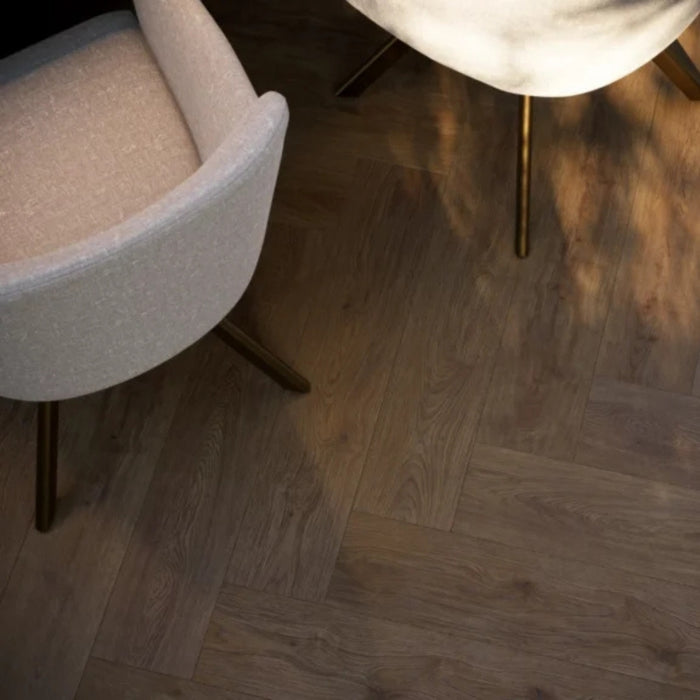 Vloerra Signature - 7270 brown oak - Klick Vinyl Fischgrät