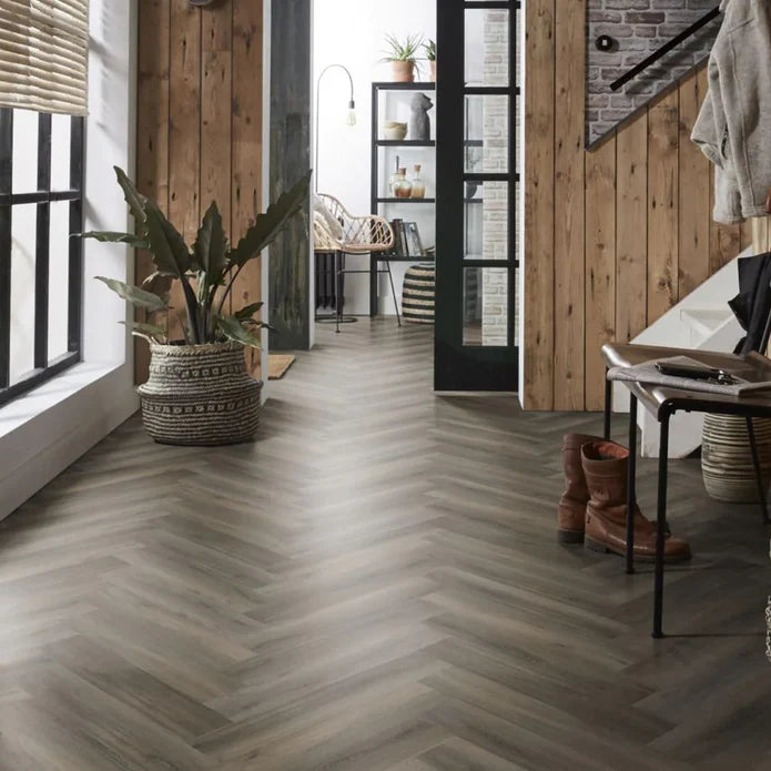 Ambiant – Spigato Avanto Fischgrät Dark Grey Click SRC